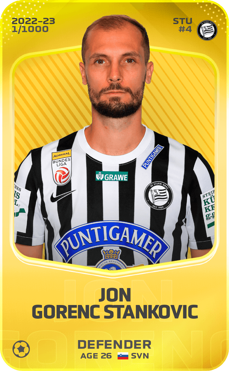 Jon Gorenc Stankovic 2022-23 • Limited 1/1000