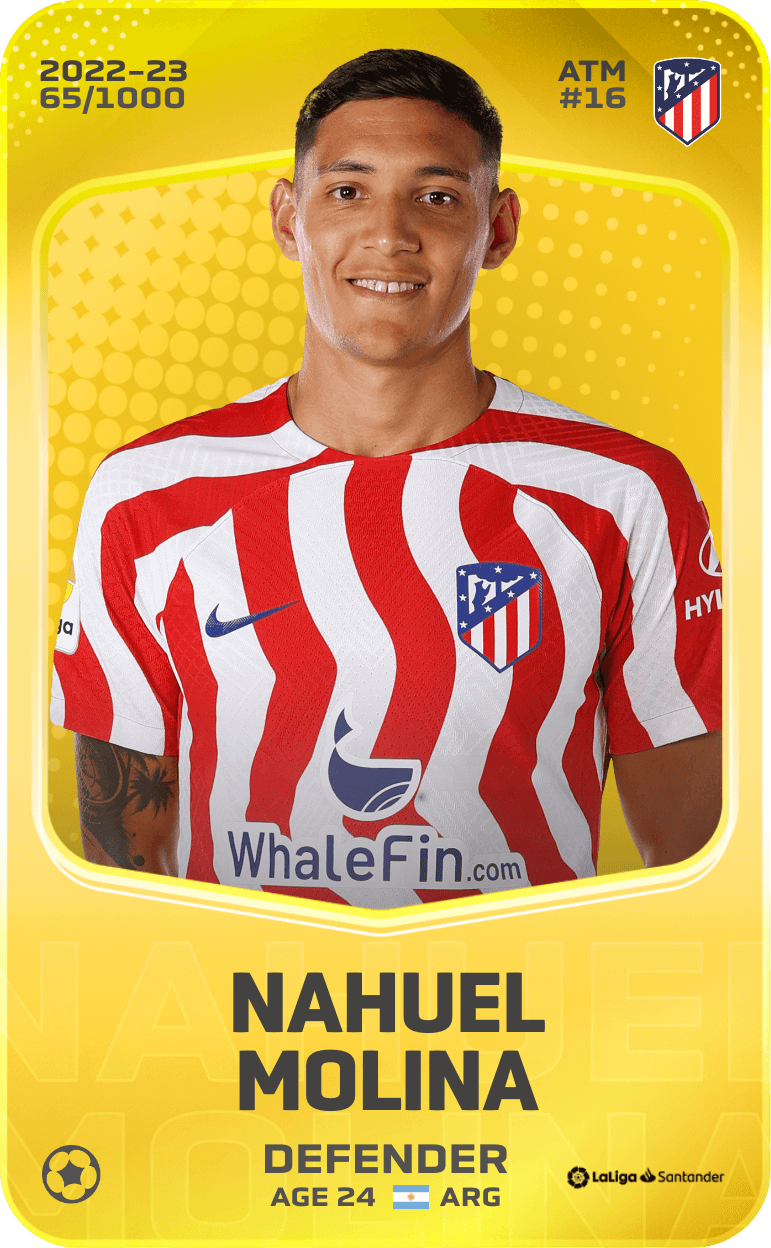 Nahuel Molina 2022-23 • Limited 65/1000