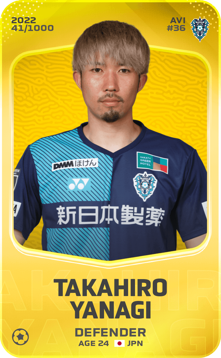 Takahiro Yanagi 2022-23 • Limited 41/1000