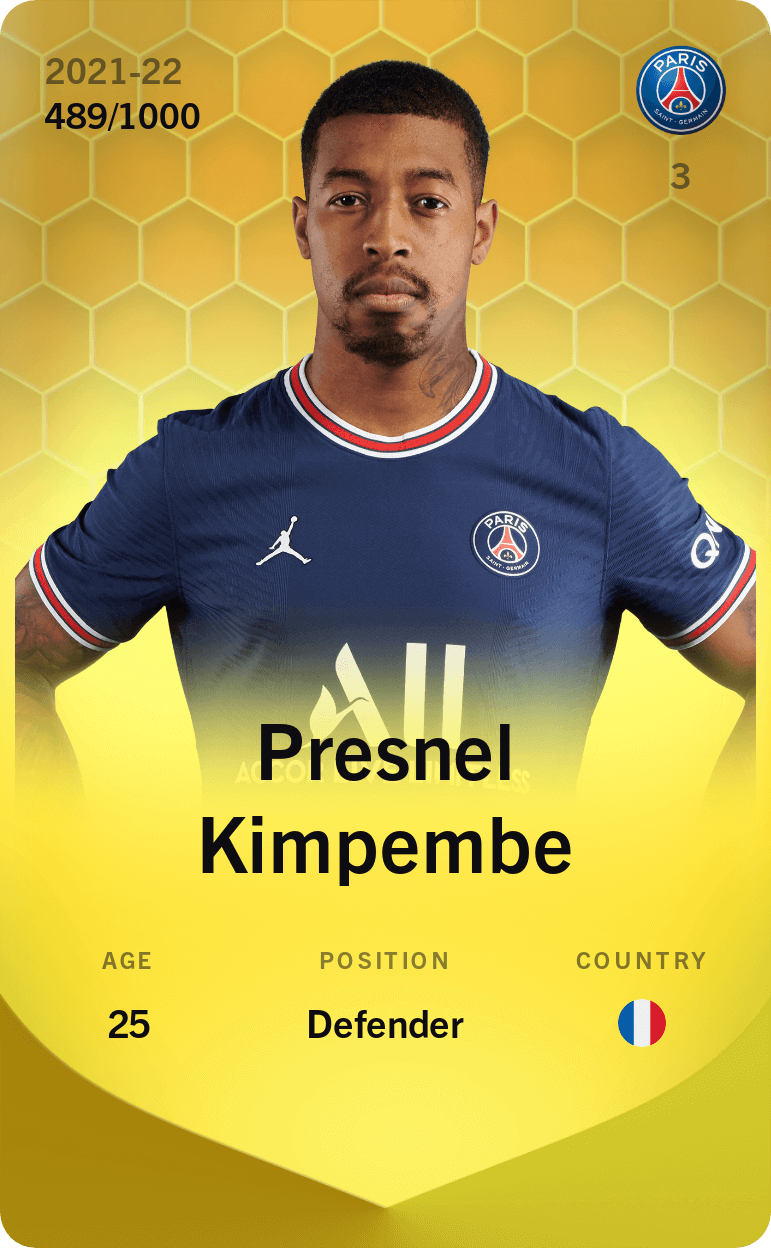 Presnel Kimpembe 2021-22 • Limited 489/1000