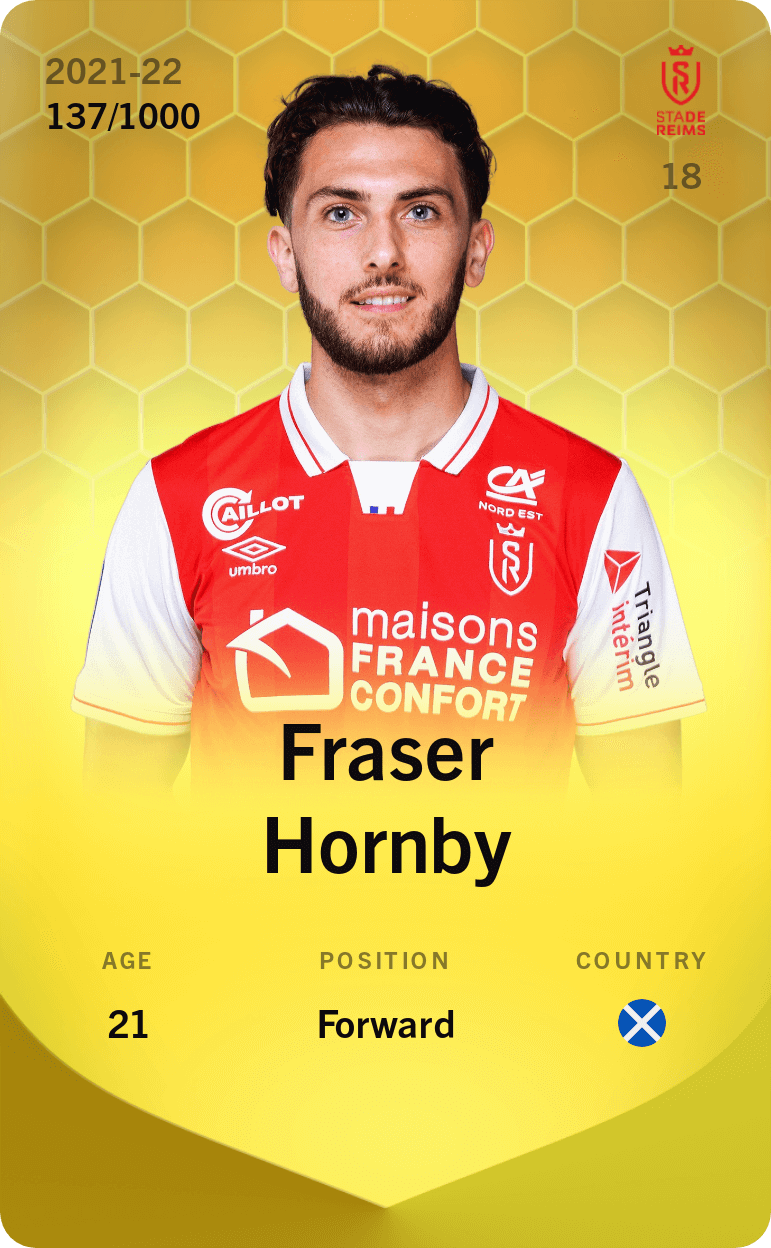 Fraser Hornby 2021-22 • Limited 137/1000