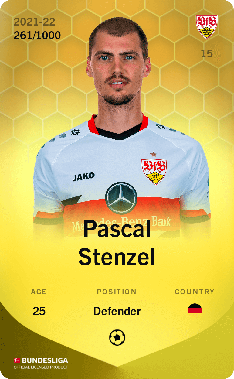 Pascal Stenzel 2021-22 • Limited 261/1000