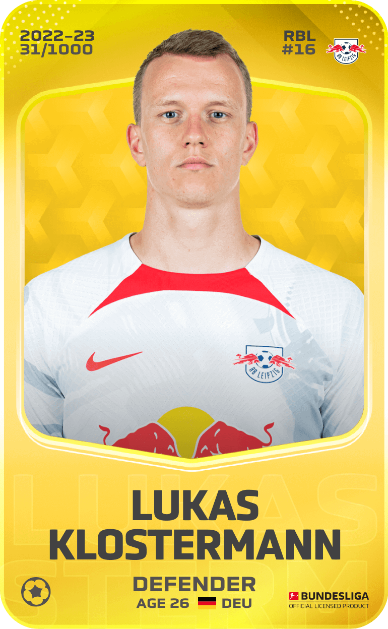 Lukas Klostermann 2022-23 • Limited 31/1000
