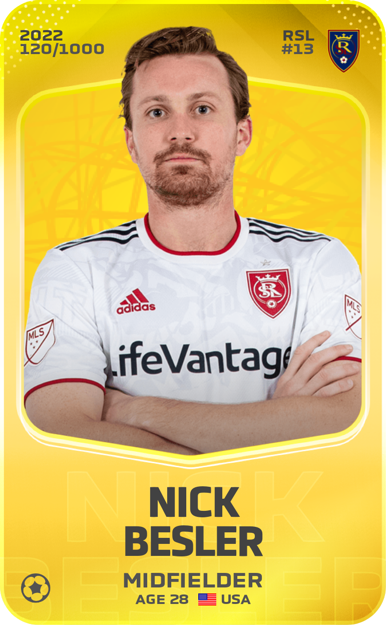 Sorare - Sorare Official - Nick Besler 2022-23 • Limited 120/1000 - NFT # 74212333250945881937101806209896083488952525620265138197233767602270020963255