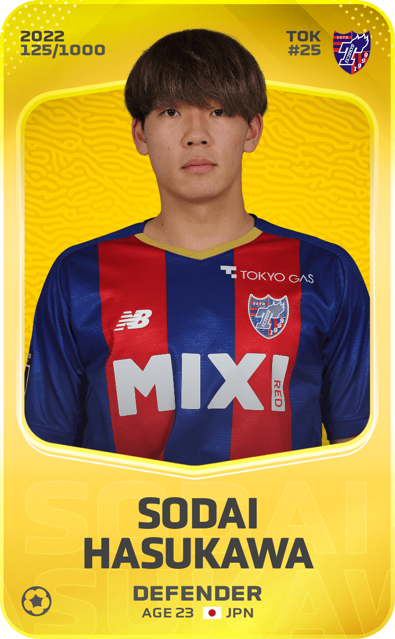 Sodai Hasukawa 2022-23 • Limited 125/1000