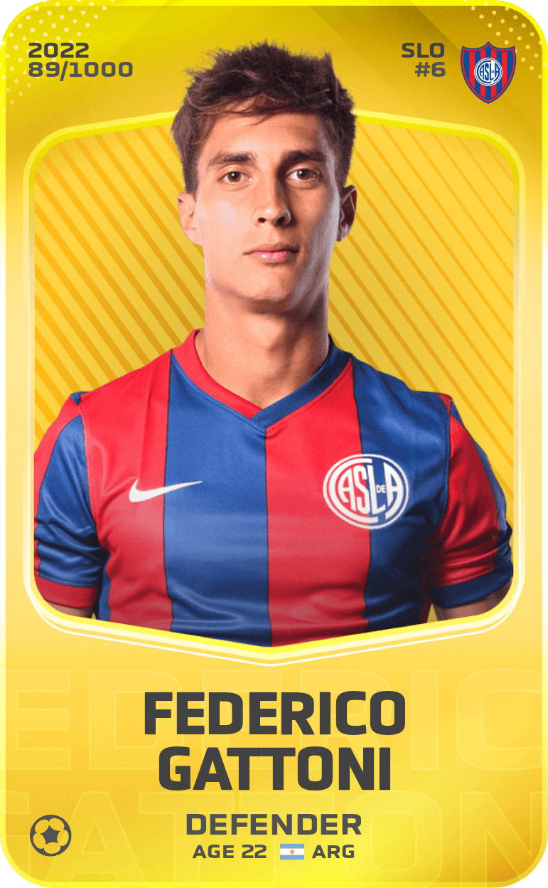 Federico Gattoni 2022-23 • Limited 89/1000