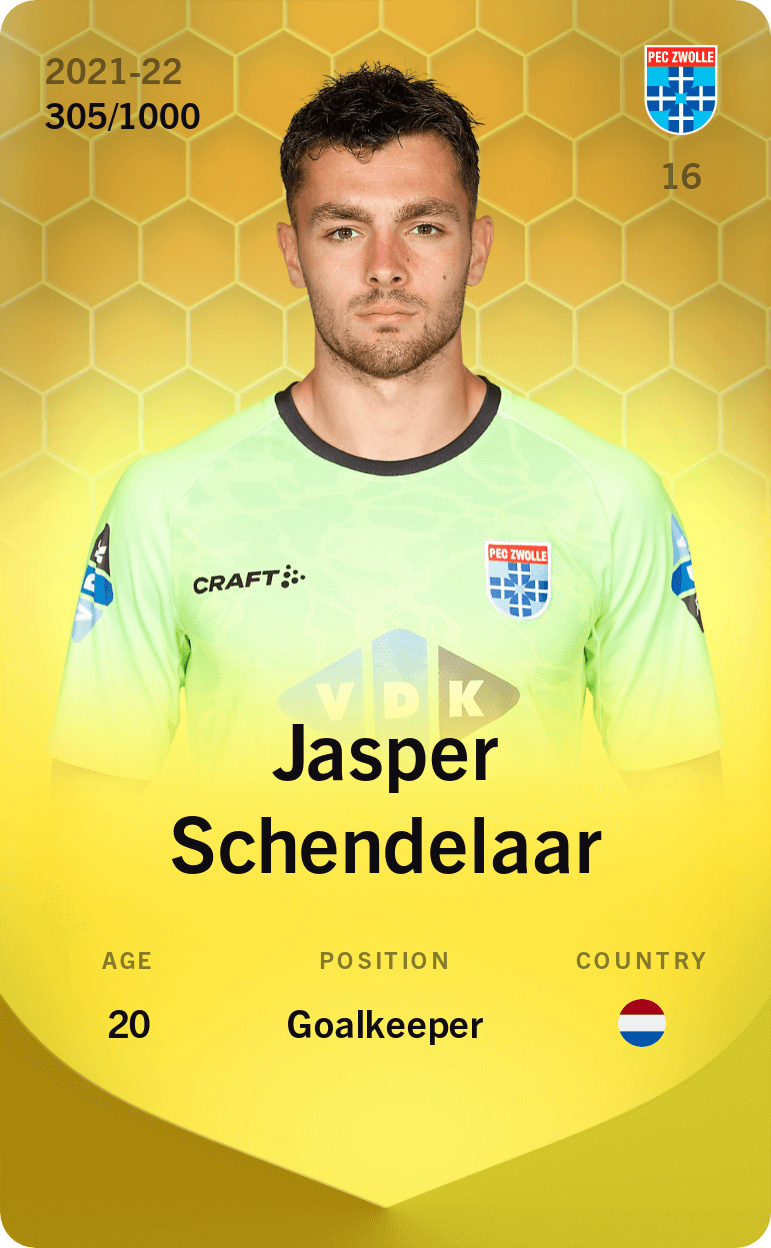 Jasper Schendelaar 2021-22 • Limited 305/1000