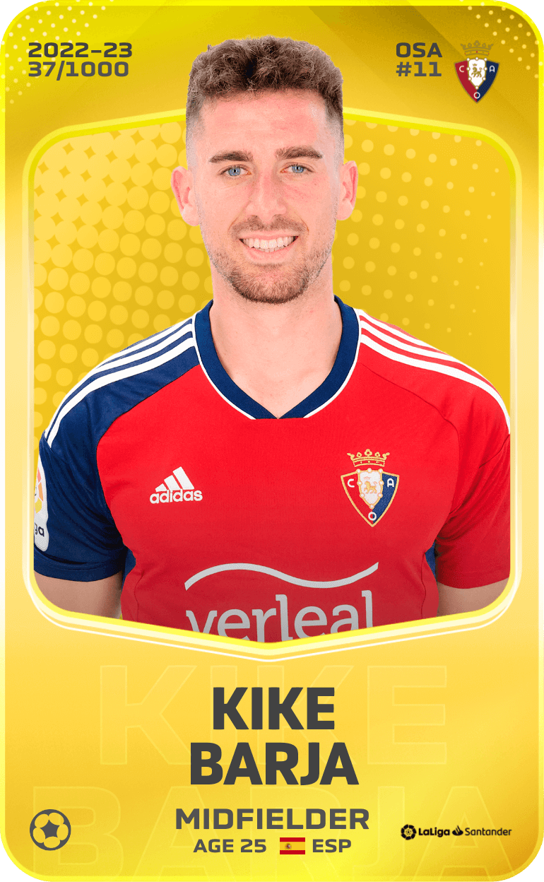 Kike Barja 2022-23 • Limited 37/1000