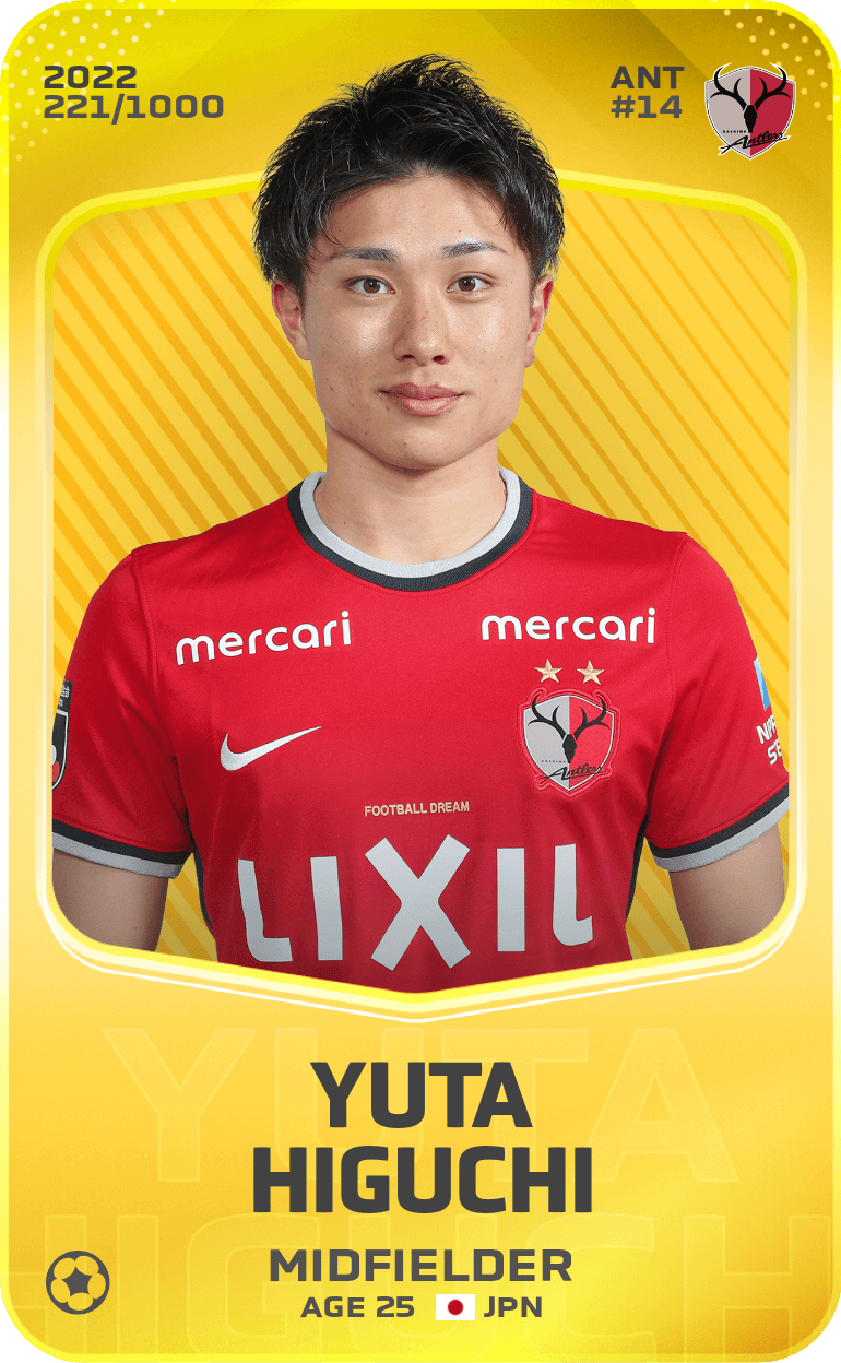 Yuta Higuchi 2022-23 • Limited 221/1000