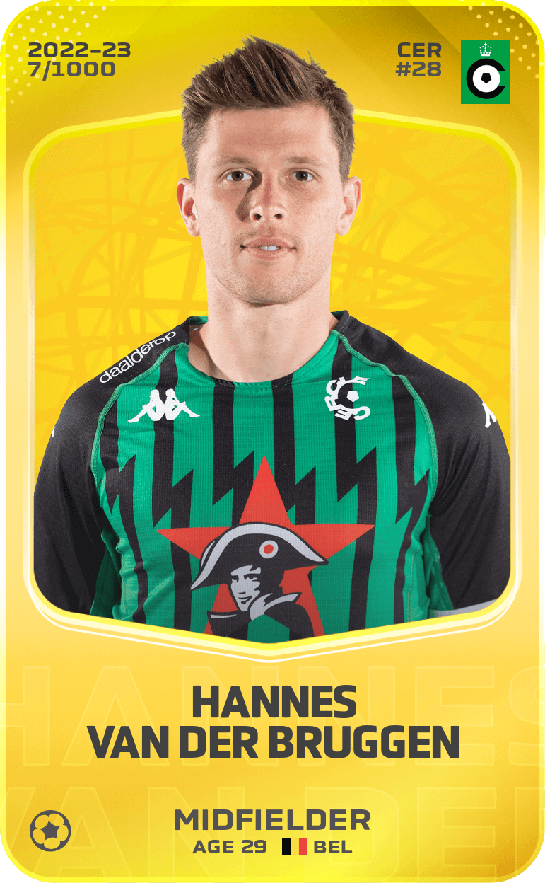 Hannes Van der Bruggen 2022-23 • Limited 7/1000