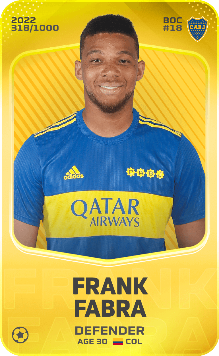 Frank Fabra 2022-23 • Limited 318/1000