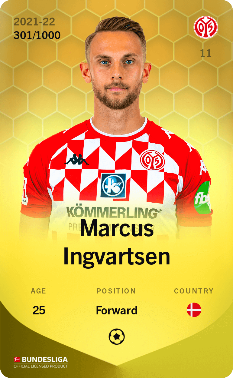 Marcus Ingvartsen 2021-22 • Limited 301/1000
