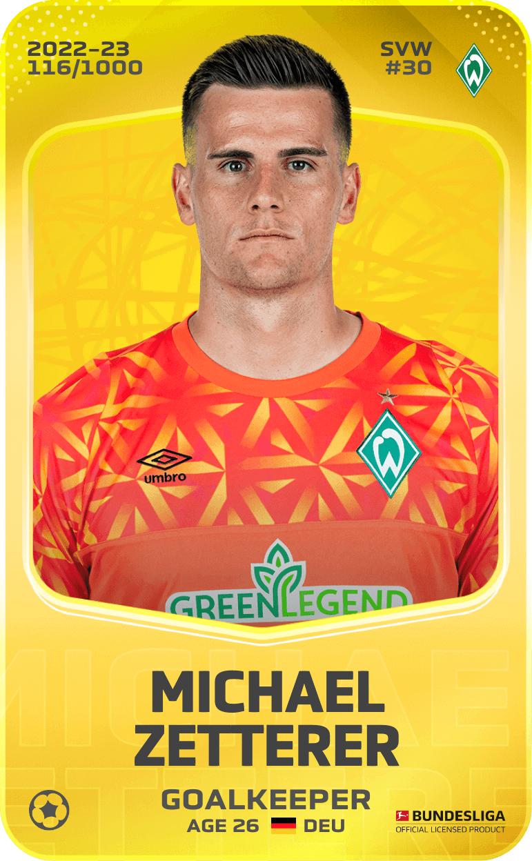 Michael Zetterer 2022-23 • Limited 116/1000