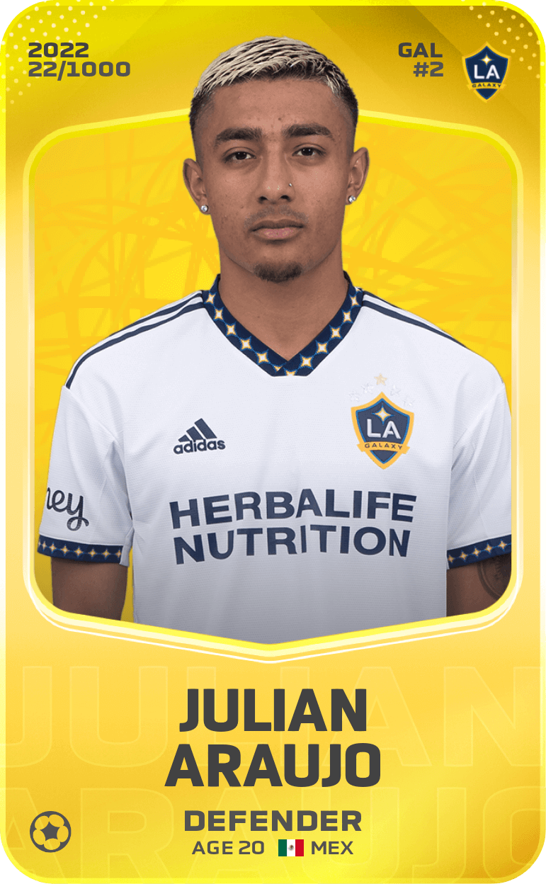 Julian Araujo 2022-23 • Limited 22/1000