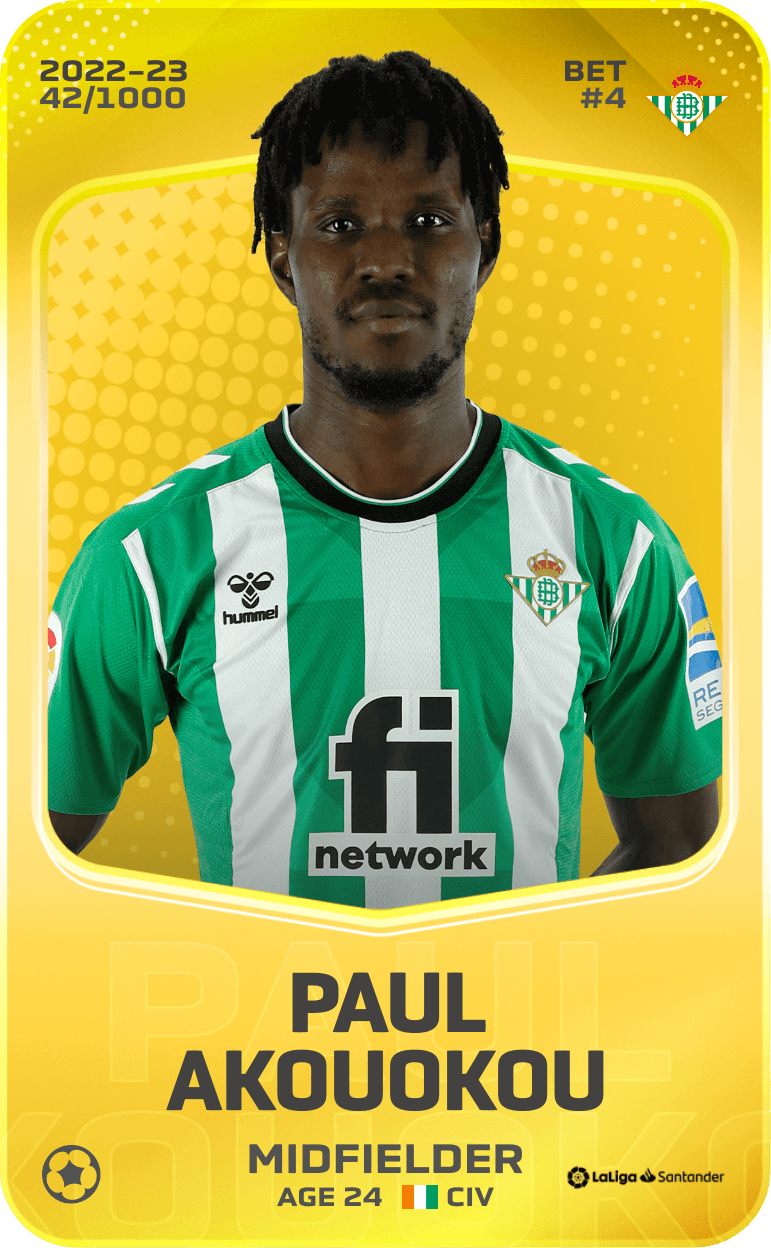 Paul Akouokou 2022-23 • Limited 42/1000