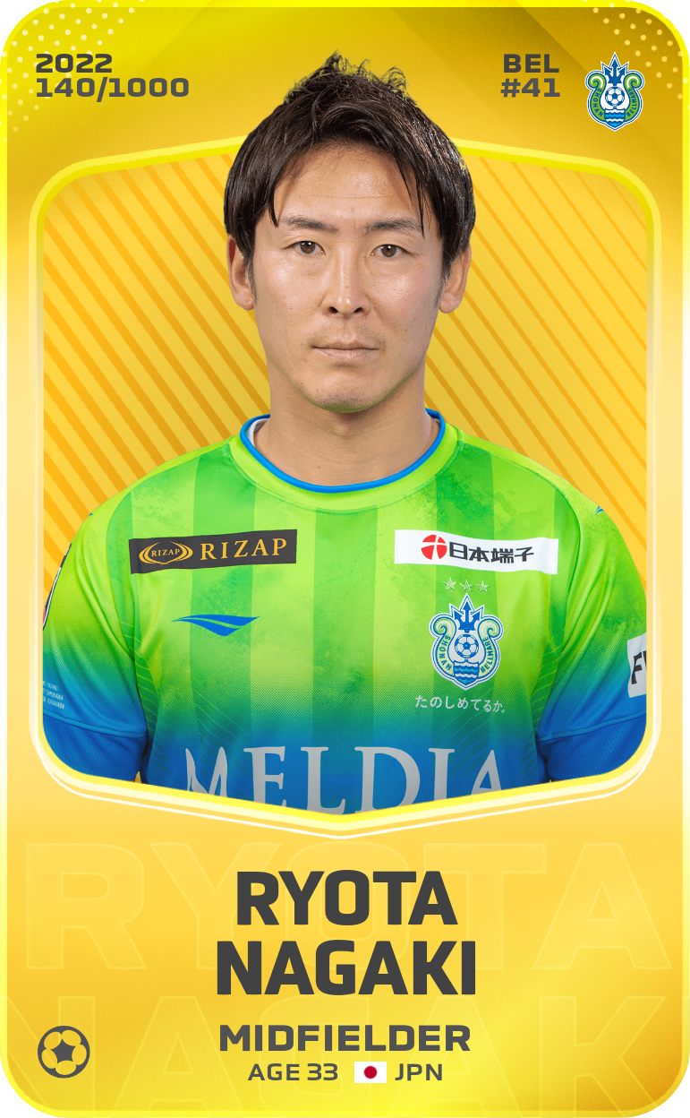 Sorare - Sorare Official - Ryota Nagaki 2022-23 • Limited 140/1000 - NFT # 41692251198830208418522219337003523060372420941306027021966910527074713898965