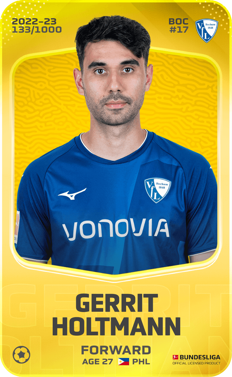 Gerrit Holtmann 2022-23 • Limited 133/1000