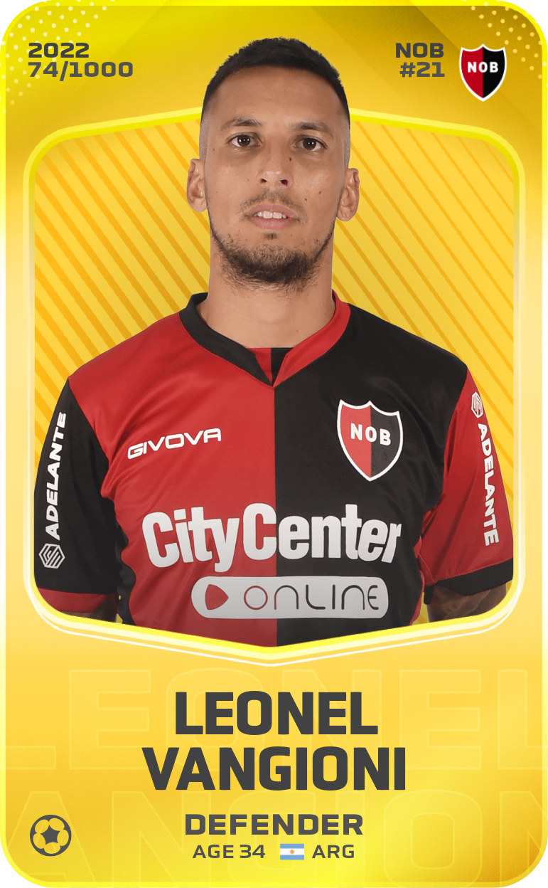 Sorare - Sorare Official - Leonel Vangioni 2022-23 • Limited 74/1000 - NFT # 105457550202961899618173293580453264473315724753499760637867792879575172874319