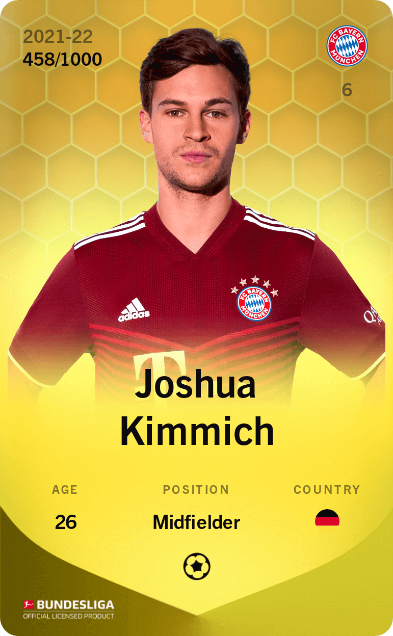 Joshua Kimmich 2021-22 • Limited 458/1000