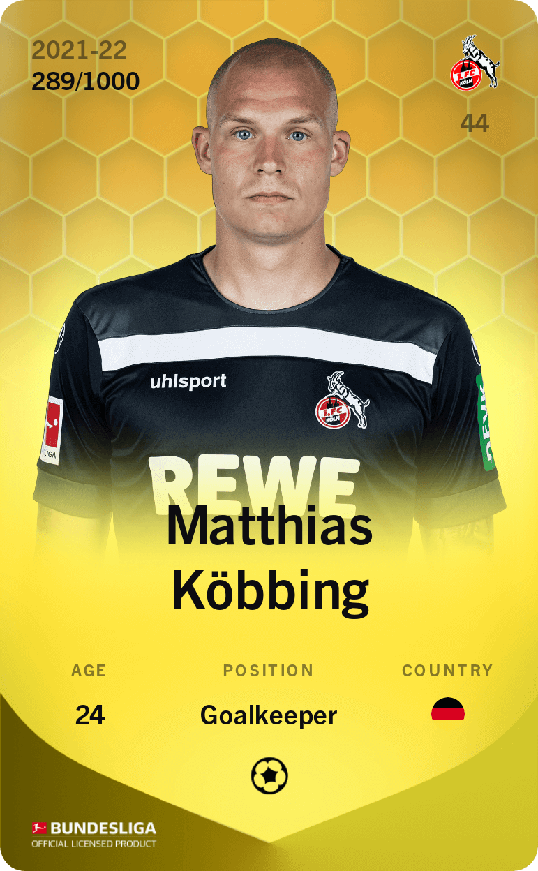 Matthias Köbbing 2021-22 • Limited 289/1000