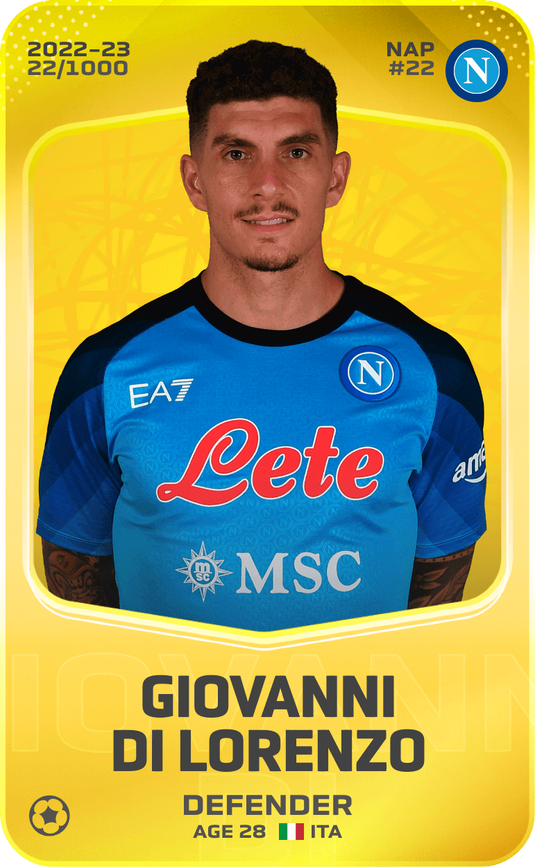 Giovanni Di Lorenzo 2022-23 • Limited 22/1000