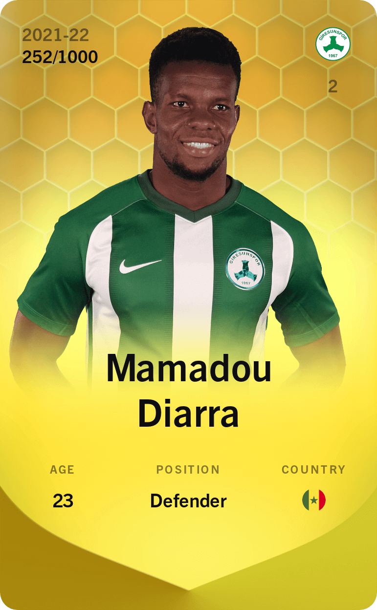 Mamadou Diarra 2021-22 • Limited 252/1000