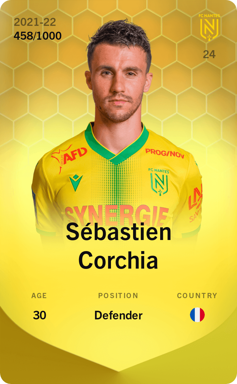 Sébastien Corchia 2021-22 • Limited 458/1000