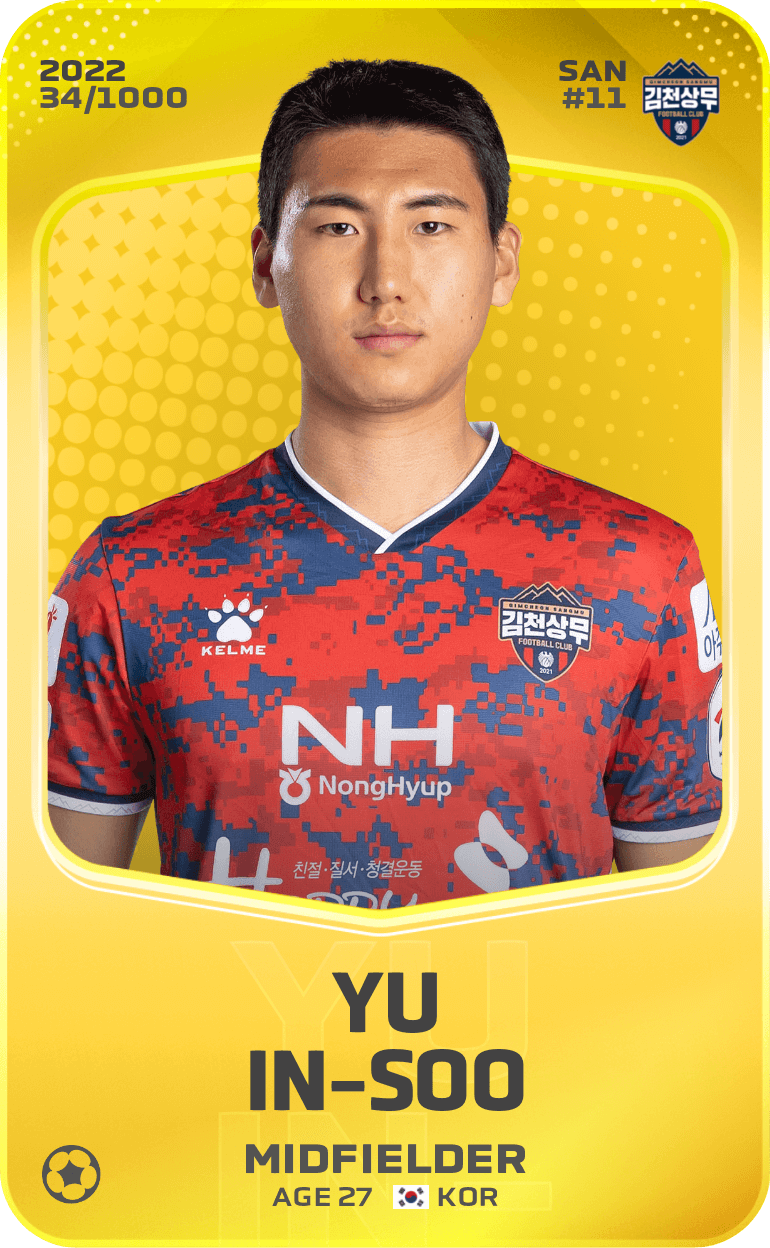 Yu In-Soo 2022-23 • Limited 34/1000