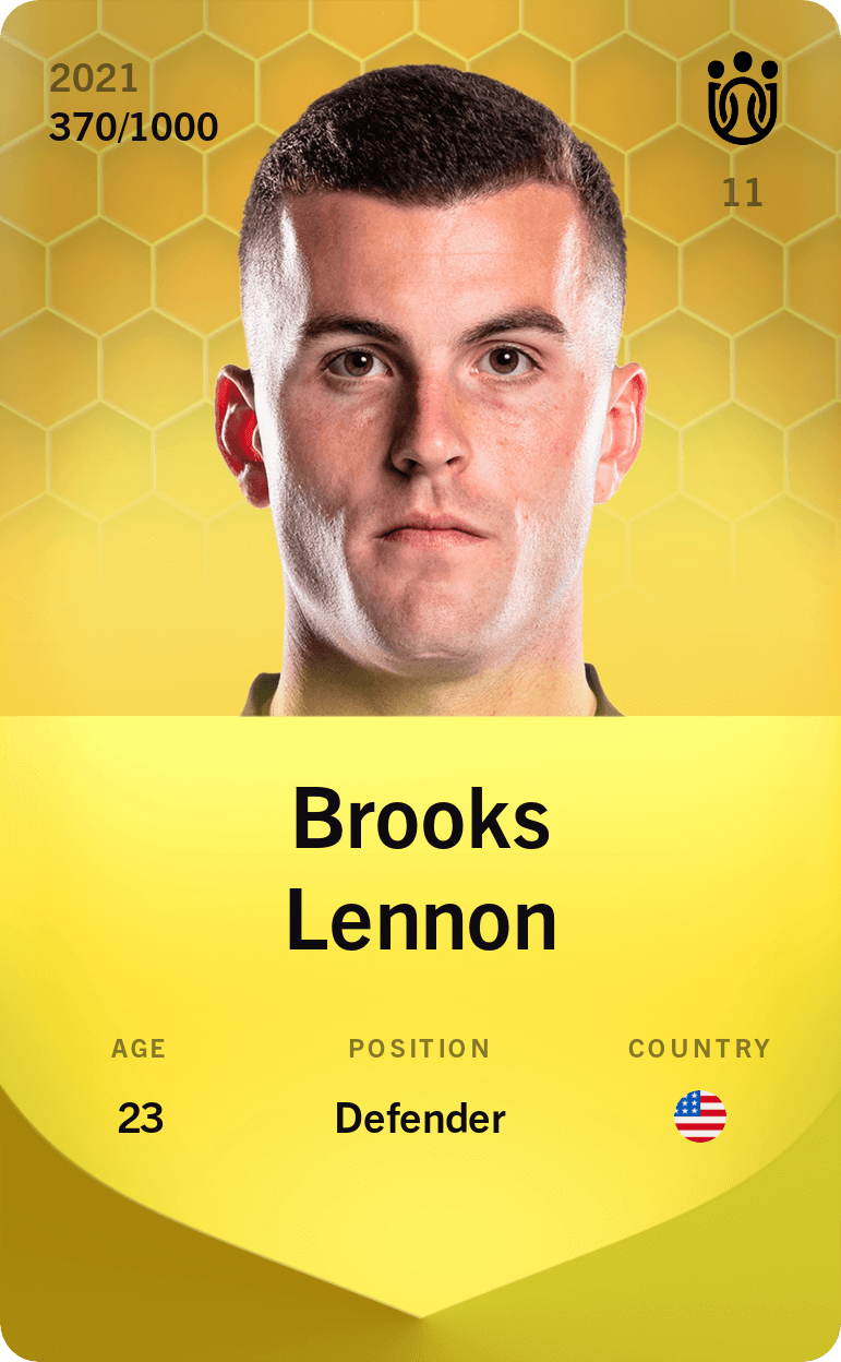 Brooks Lennon 2021-22 • Limited 370/1000