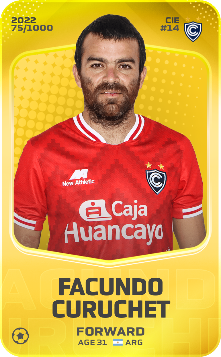 Sorare - Sorare Official - Facundo Curuchet 2022-23 • Limited 75/1000 - NFT # 103076978239631079315072040359946680512048294864203362344302704702121491141201