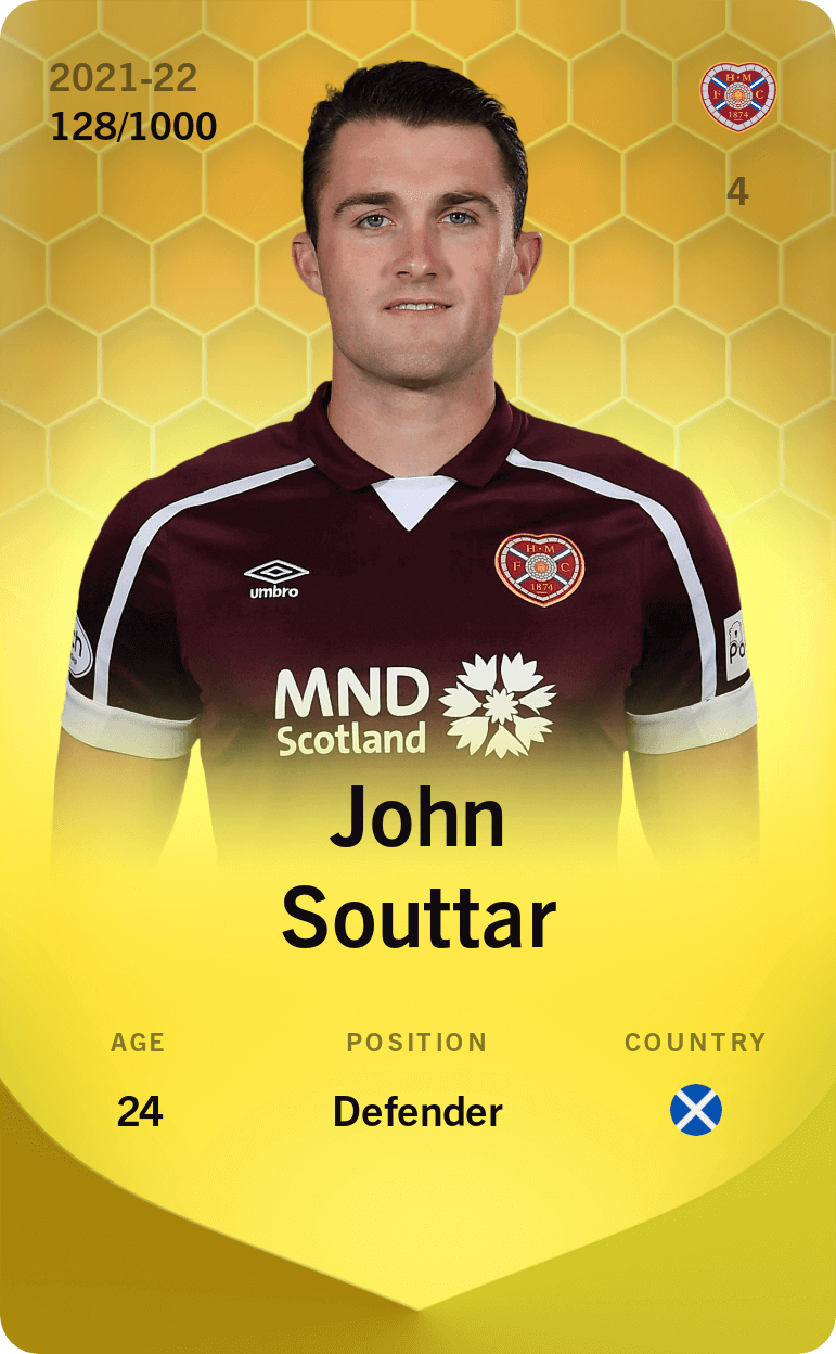 John Souttar 2021-22 • Limited 128/1000