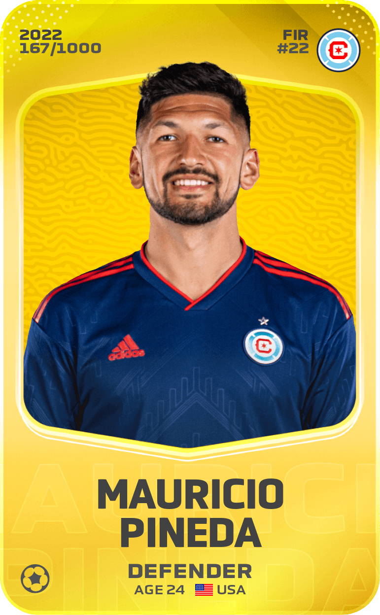 Mauricio Pineda 2022-23 • Limited 167/1000