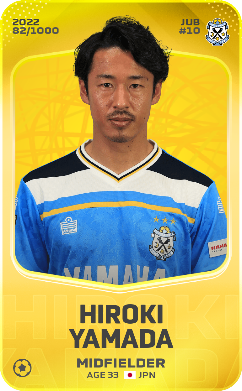 Sorare - Sorare Official - Hiroki Yamada 2022-23 • Limited 82/1000 - NFT # 98376843829984418102658314114333786398093804278640467129324516585205337151105