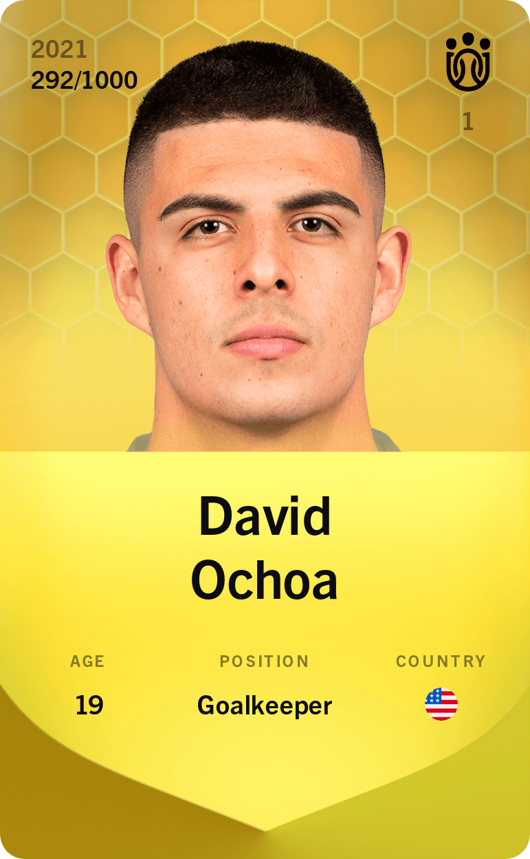 David Ochoa 2021-22 • Limited 292/1000