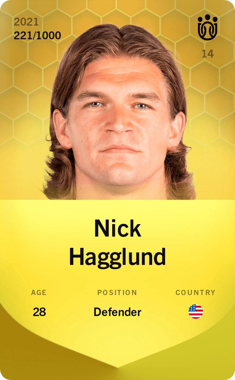 Nick Hagglund 2021-22 • Limited 221/1000