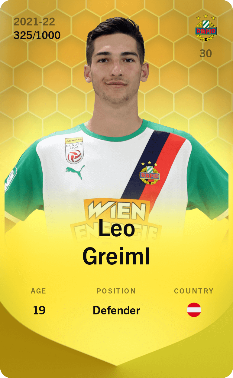 Leo Greiml 2021-22 • Limited 325/1000