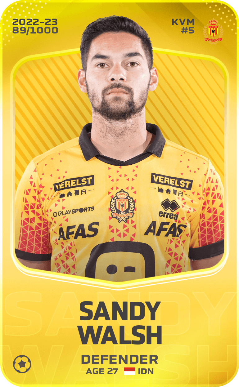 Sandy Walsh 2022-23 • Limited 89/1000
