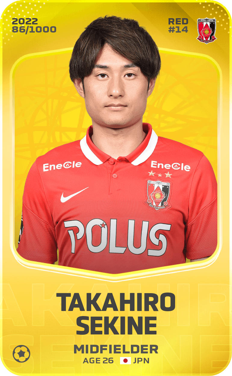Takahiro Sekine 2022-23 • Limited 86/1000