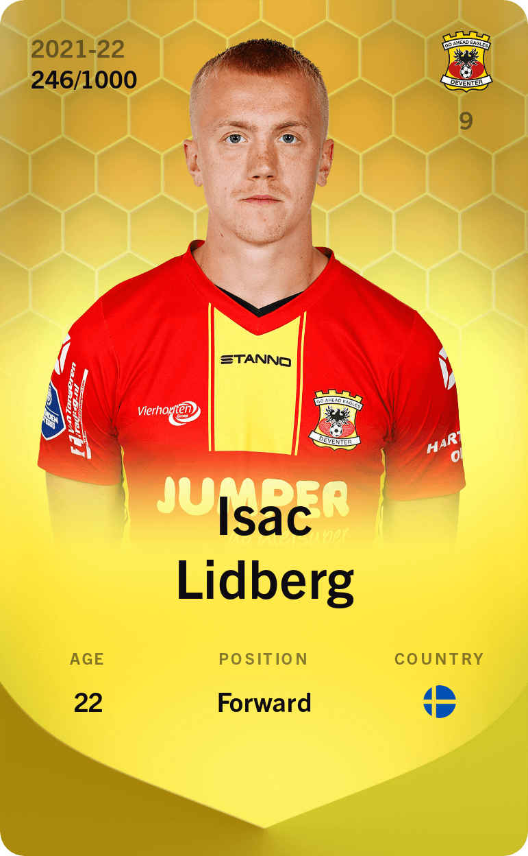 Isac Lidberg 2021-22 • Limited 246/1000