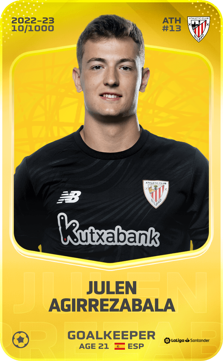Julen Agirrezabala 2022-23 • Limited 10/1000
