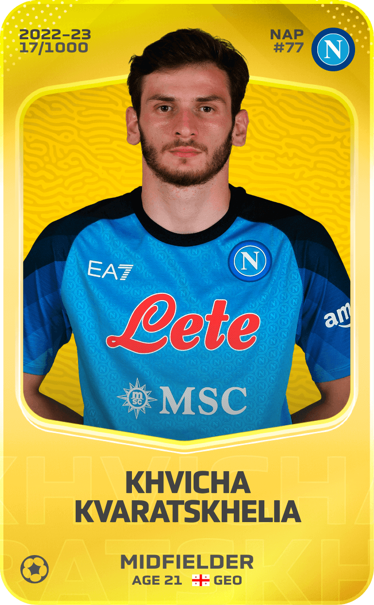 Khvicha Kvaratskhelia 2022-23 • Limited 17/1000