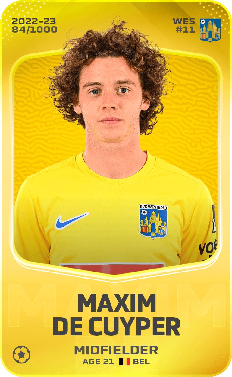 Maxim De Cuyper 2022-23 • Limited 84/1000