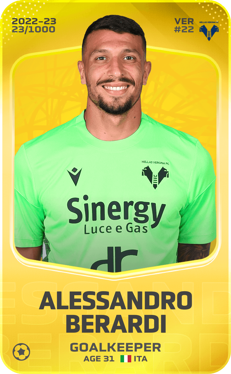 Alessandro Berardi 2022-23 • Limited 23/1000