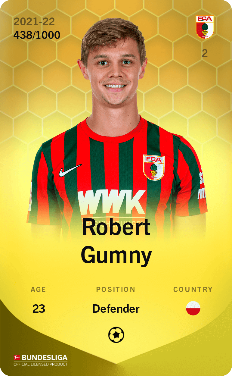 Robert Gumny 2021-22 • Limited 438/1000