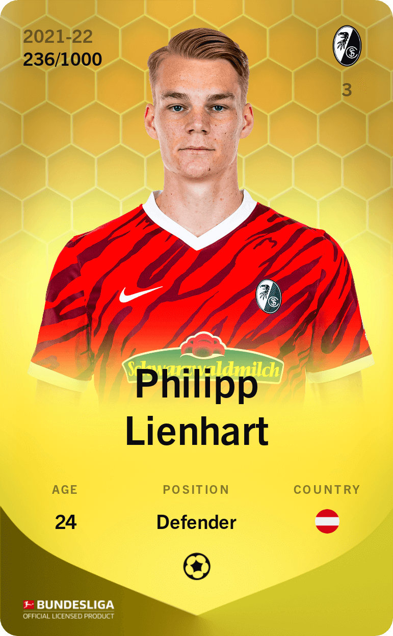 Philipp Lienhart 2021-22 • Limited 236/1000