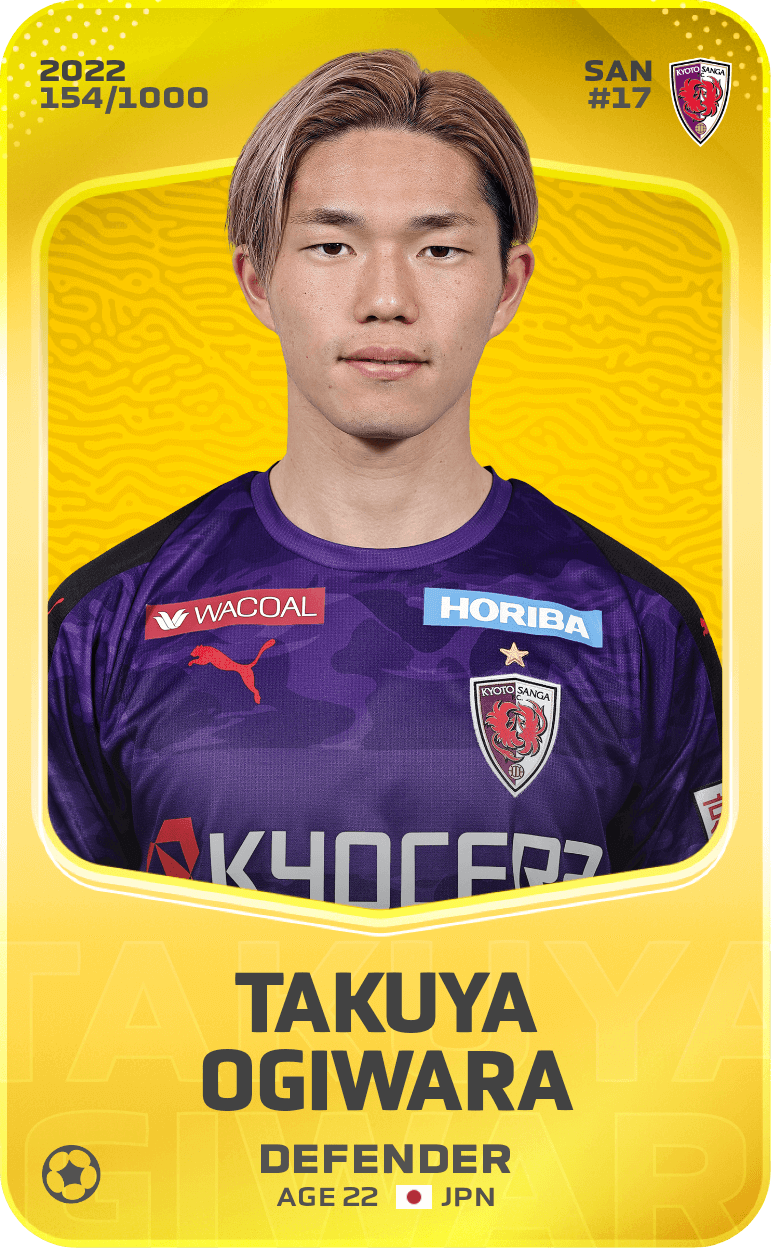 Takuya Ogiwara 2022-23 • Limited 154/1000