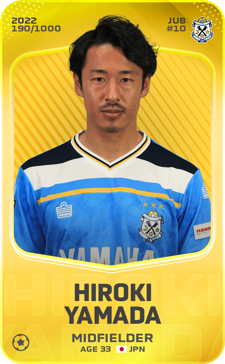 Sorare - Sorare Official - Hiroki Yamada 2022-23 • Limited 190/1000 - NFT # 73372500041069974919045526818764336035313085161545174290752312139514266492386