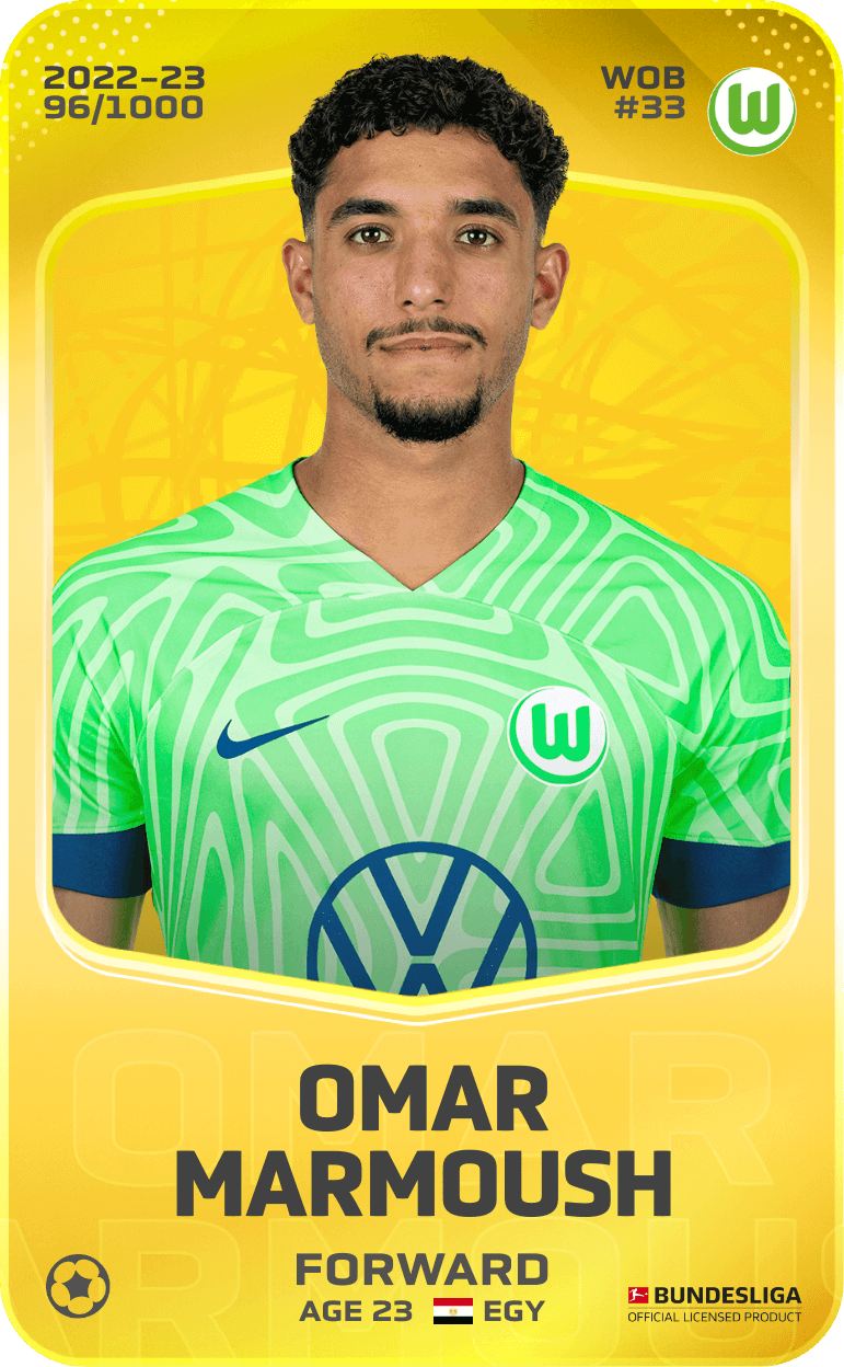 Omar Marmoush 2022-23 • Limited 96/1000