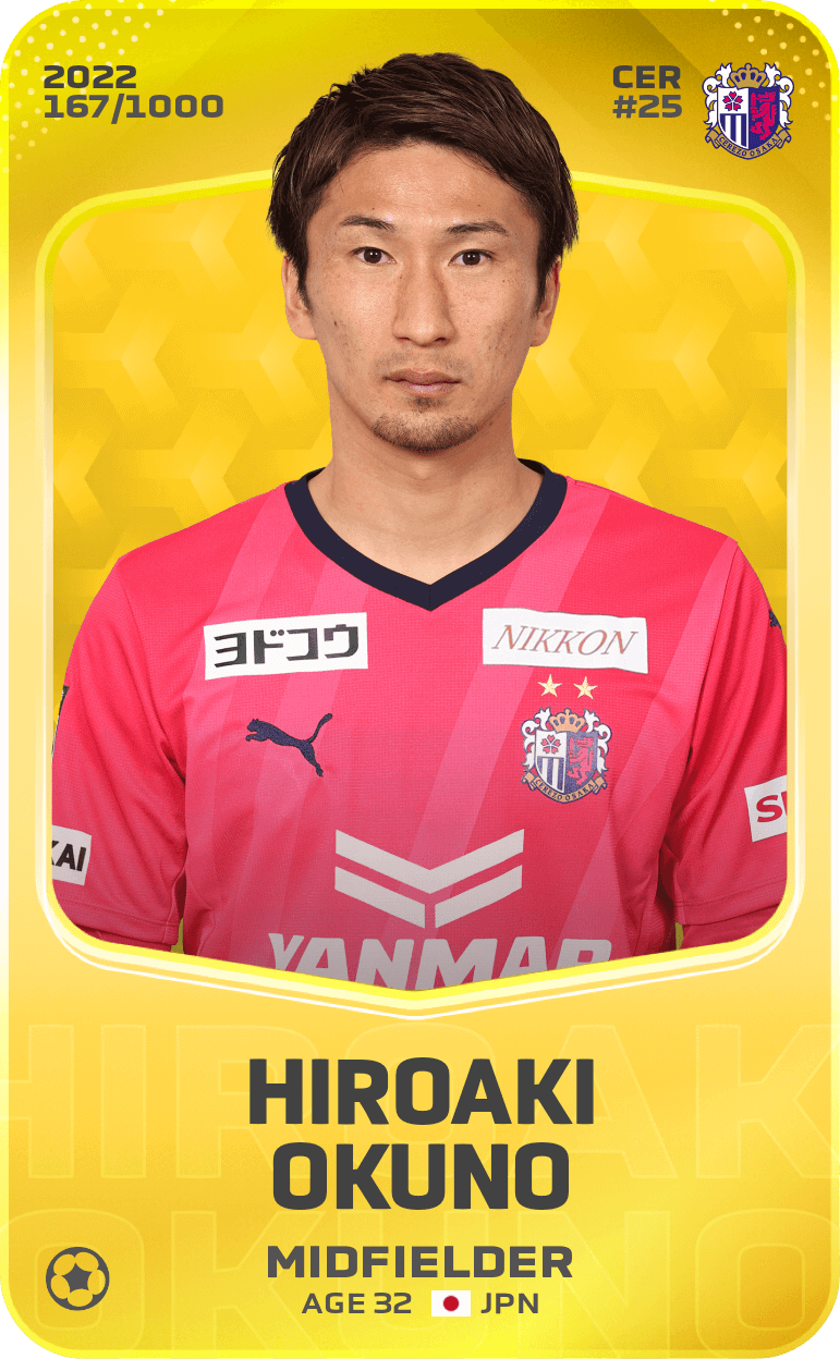 Hiroaki Okuno 2022-23 • Limited 167/1000