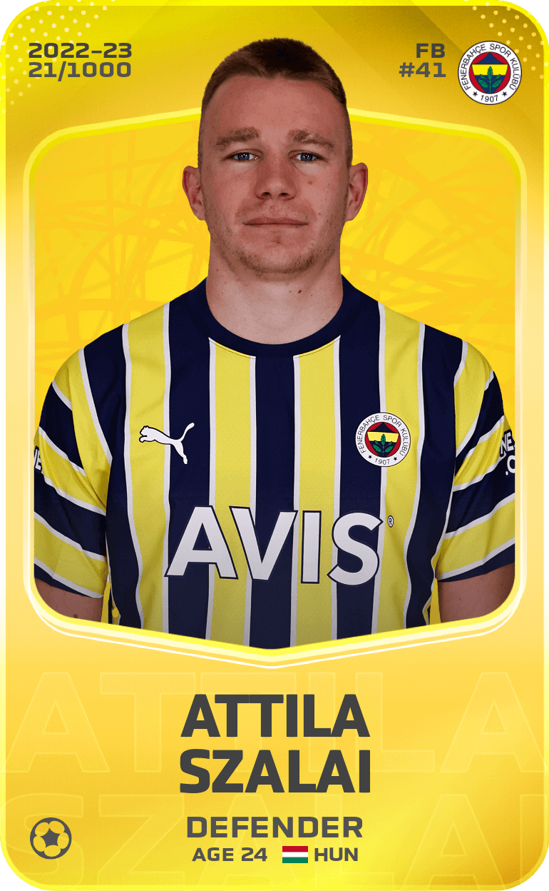 Attila Szalai 2022-23 • Limited 21/1000
